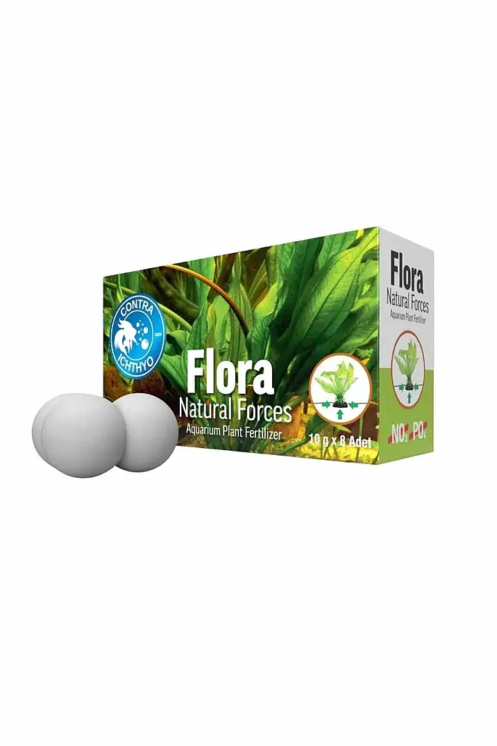 Contra Ichthyo Flora Natural Forces Akvaryum Bitki Gübresi – 8 Tablet - 1