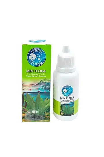 Contra Ichthyo Mın Flora Akvaryum Bitkileri İçin İz Element Çözeltisi 50 Ml
