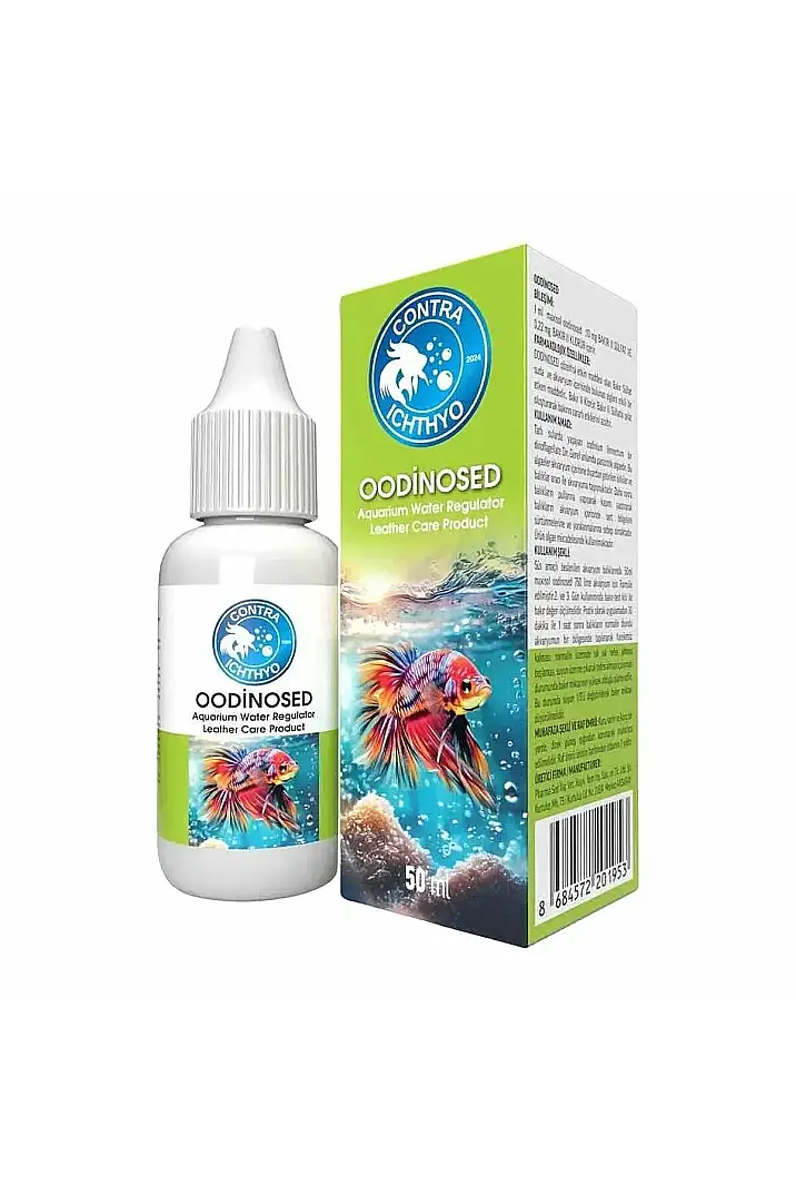 Contra Ichthyo Oodinosed Akvaryum Suyu Düzenleyici Deri Bakım Ürünü 50 Ml - 1