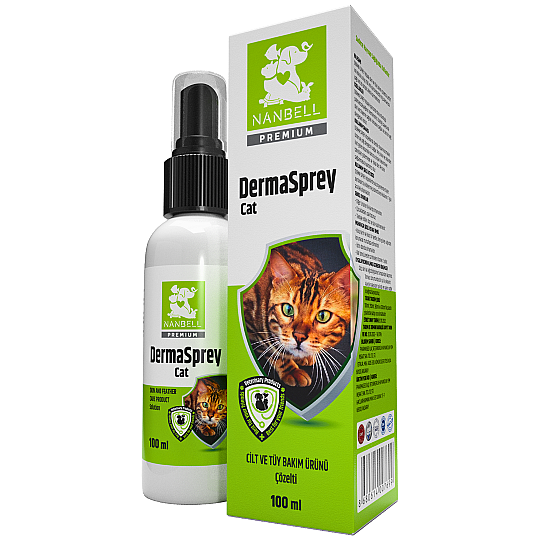 Derma Sprey Kedi Cilt Tüy Bakım Sprey 100 Ml