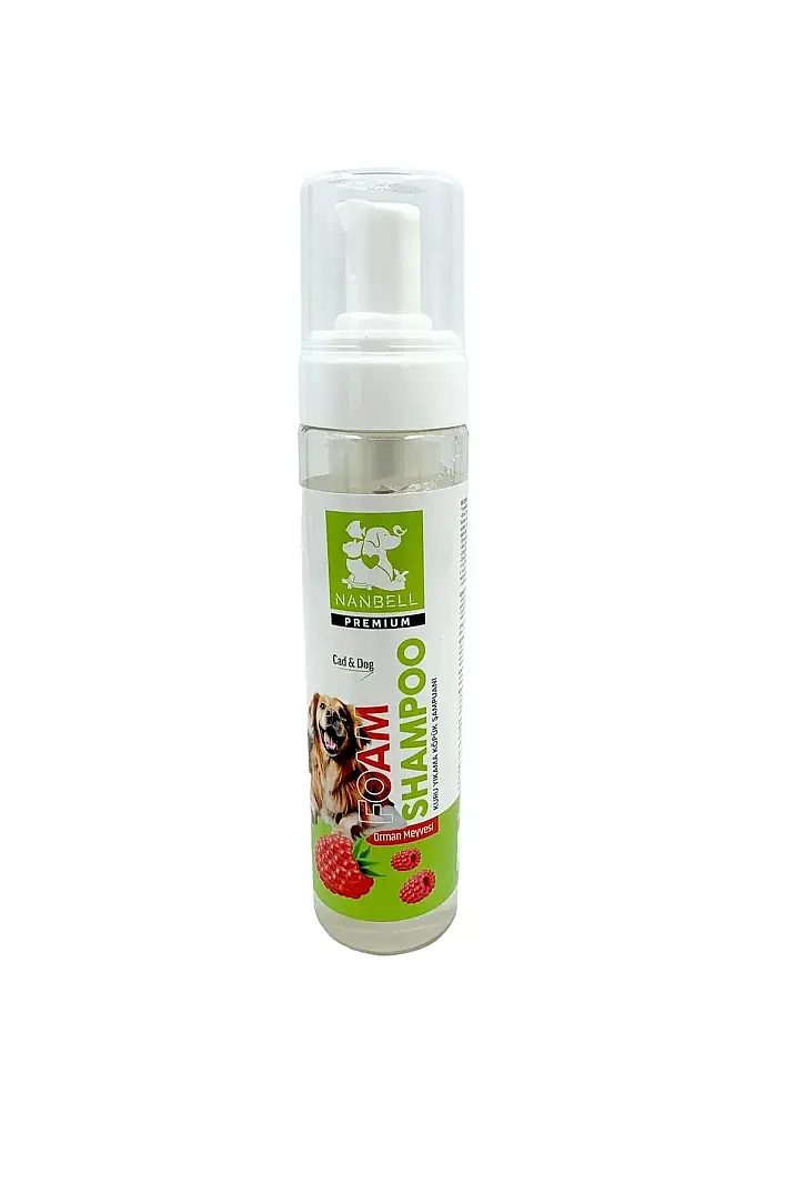 Kedi ve Köpekler İçin Orman Meyvesi Kokulu Durulanmayan Köpük Şampuan 225 ml - 1