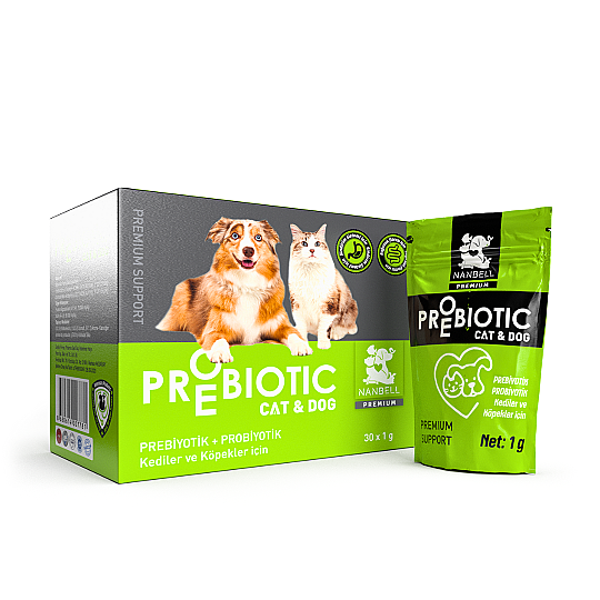 Kediler İçin Nanbell Prebiyotik + Probiyotik 30x1gr