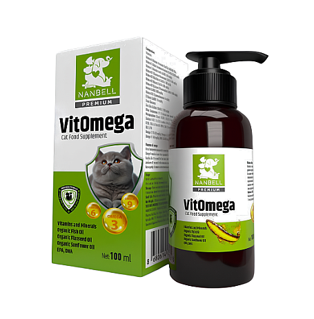 Kediler İçin VitOmega 100 ml - 1