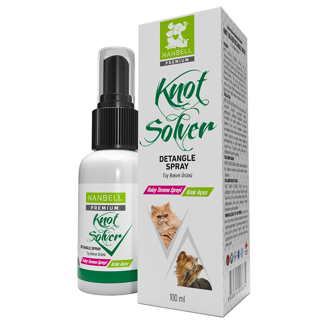 Knot Solver Kediler için Kıtık Açıcı / Kolay Tarama Spreyi 100ml - 1