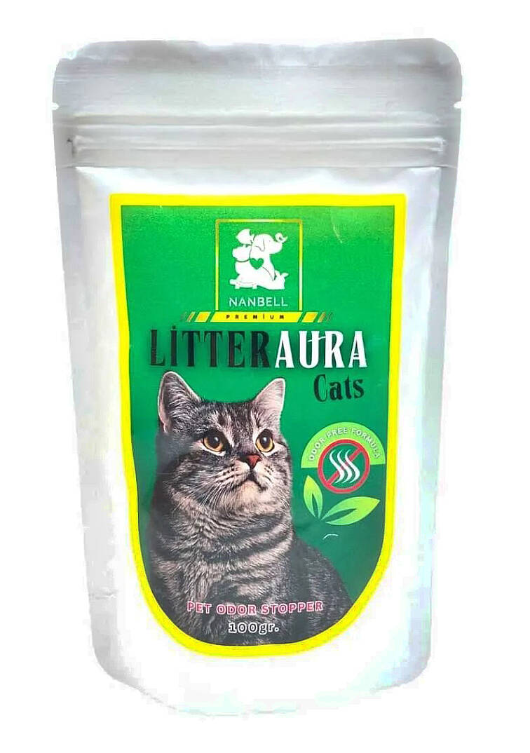 LitterAura Cats Kedi Kumu Koku Giderici – 100gr Doğal Formül - 1