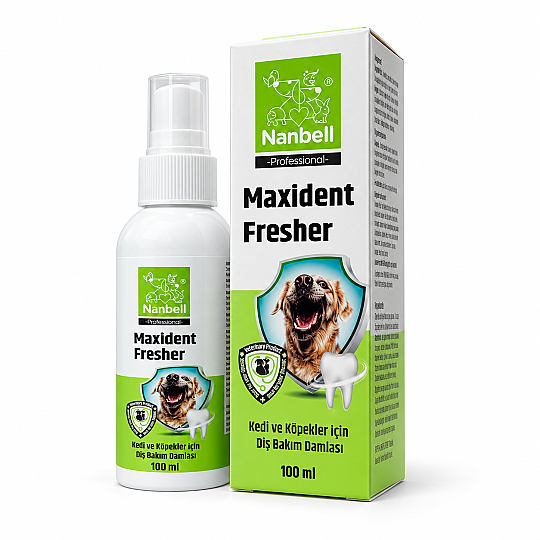 Maxident Fresher Kedi ve Köpekler İçin Diş Bakım Spreyi 100 ml