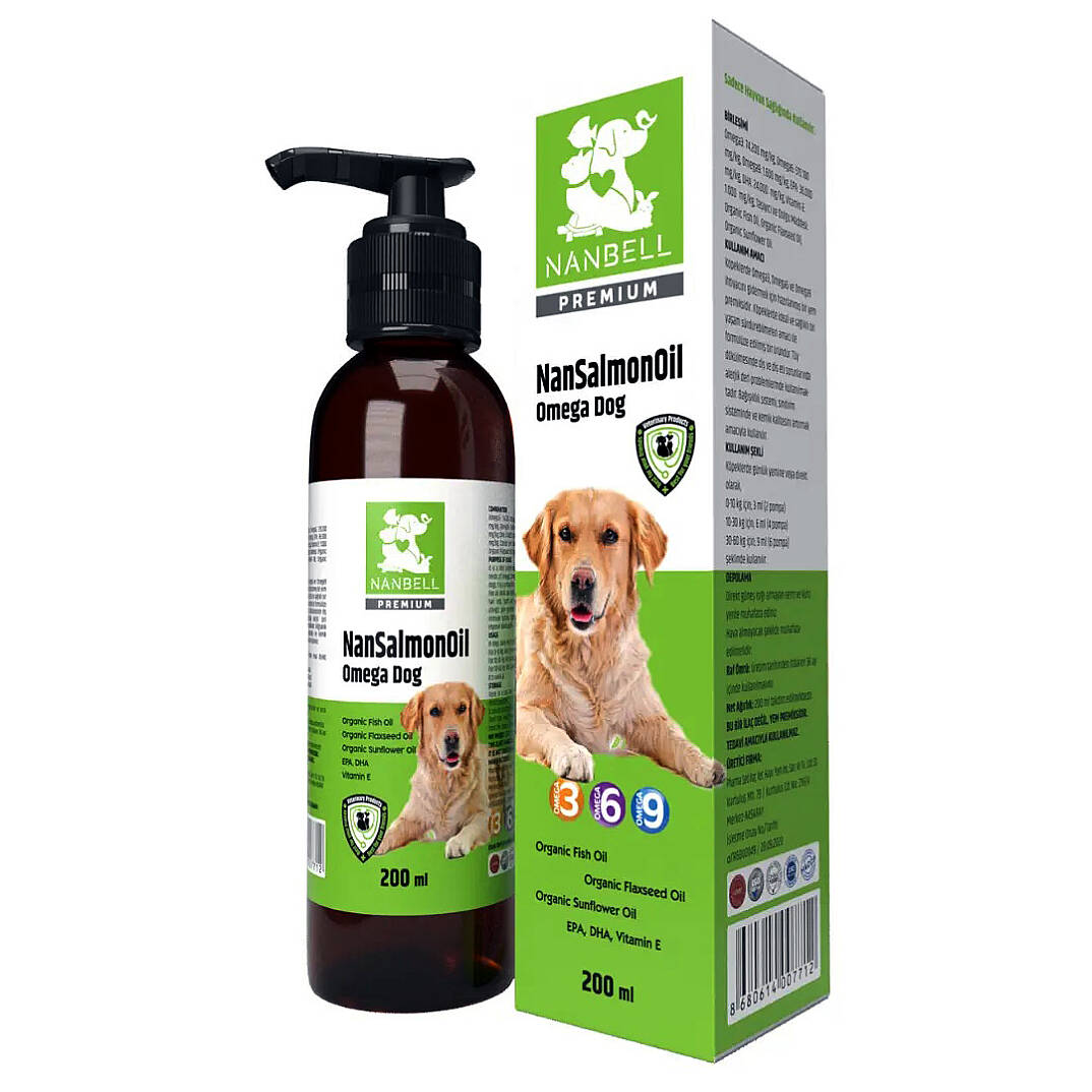 Nansalmonoil Omega 3-6-9 – Köpekler Için Balık Yağı Takviyesi 200ml - 1