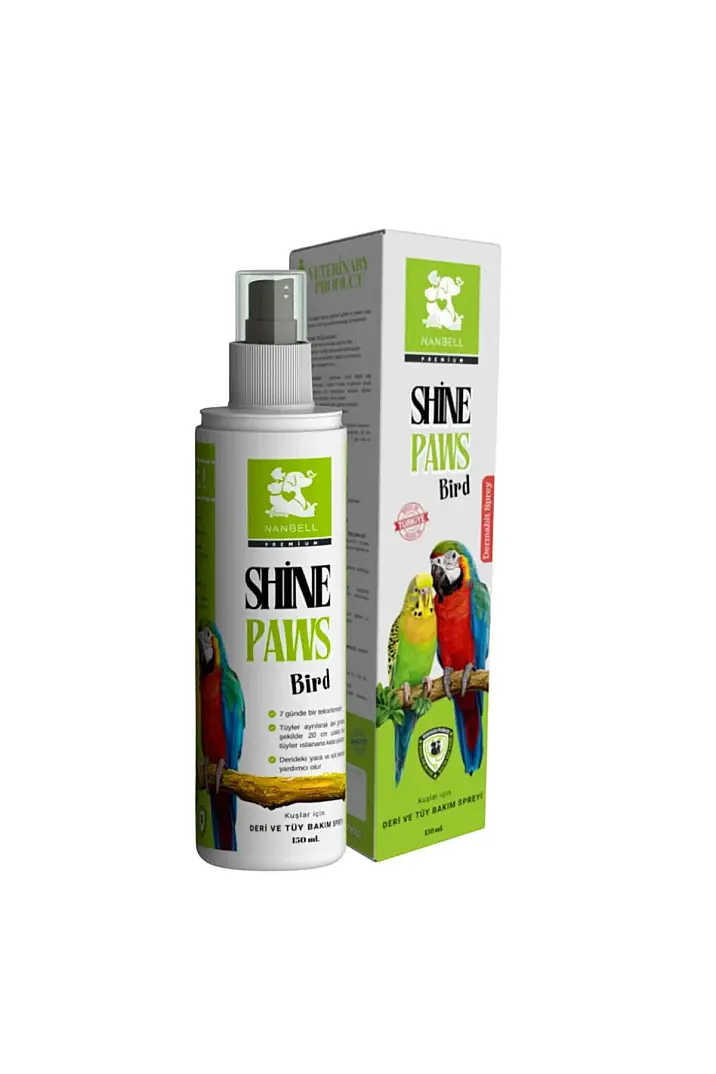 Shine Paws Dermabit Sprey for Bird - Kuşlar için Cilt Sağlığı ve Temizlik Spreyi - 1