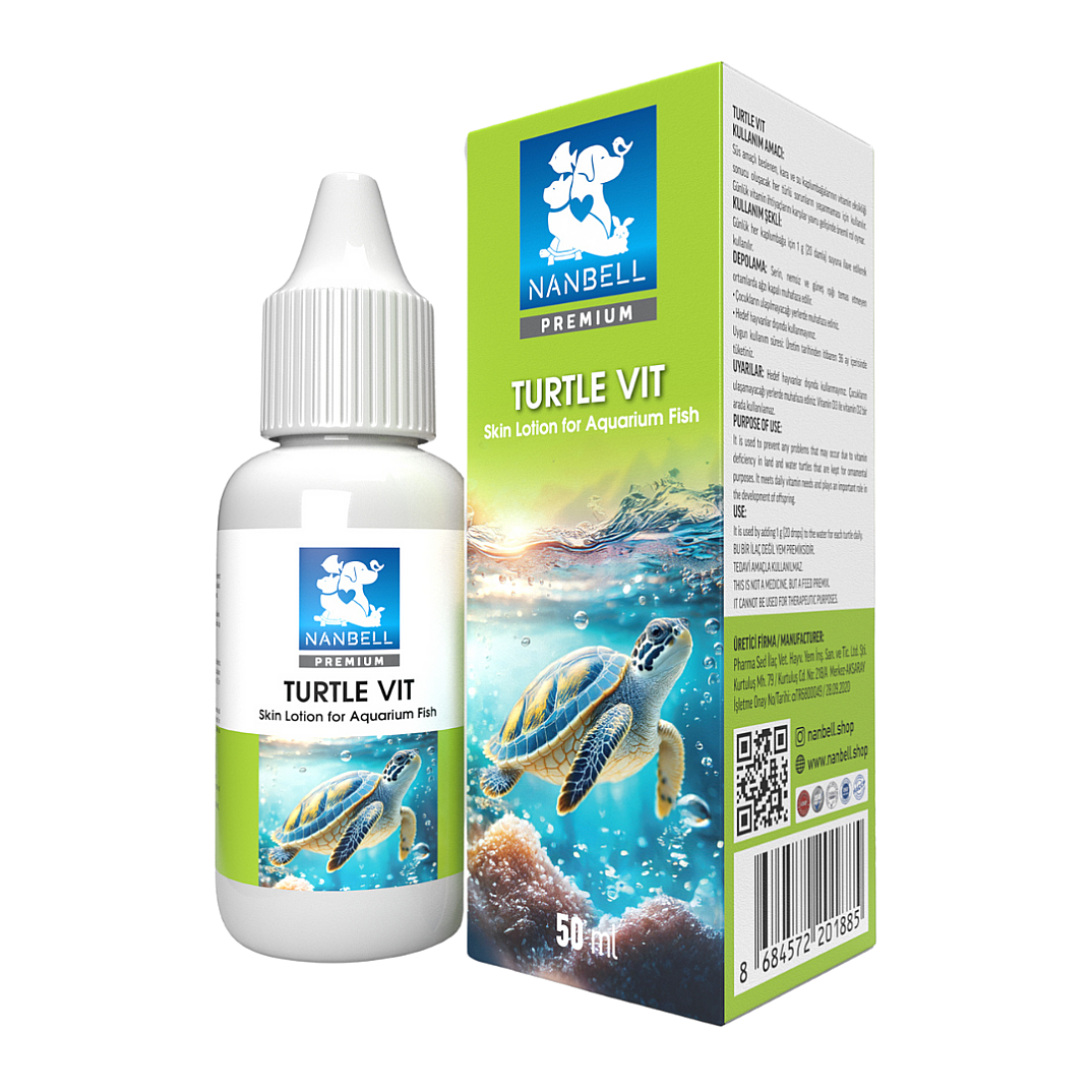 Turtle Sticks Kaplumbağa Yemi 100 ml (40gr)+Kaplumbağalar için Multivitamin 50 ml - 1